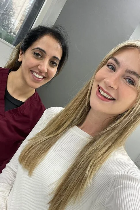 Dr Kiren, our dentist based in London Marble Arch, with our women patient