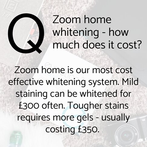 Teeth whitening cost London - how much does Philips Zoom home whitening cost