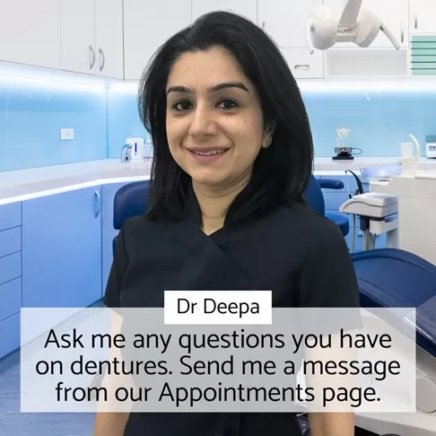 Dentures dentist in London - ask her any question you may have