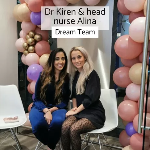 Porcelain Veneers In London - Dr Kiren our porcelain veneer dentist and manager Alina