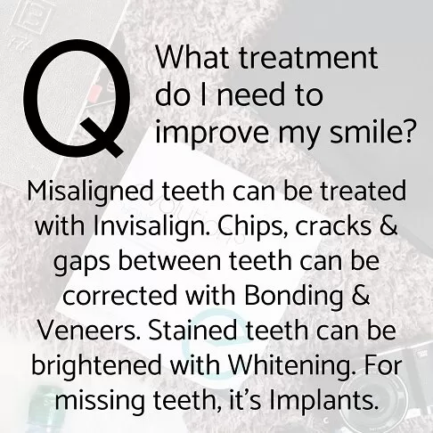 Cosmetic Dentist London FAQs - What Treatments Do I Need To Improve My Smile